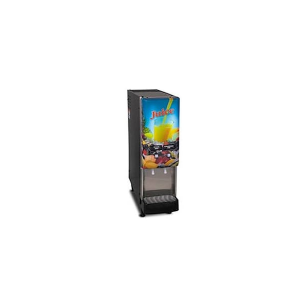 Silver Series 2-Flavor Cold Beverage System, Fully Lit, Juice Display